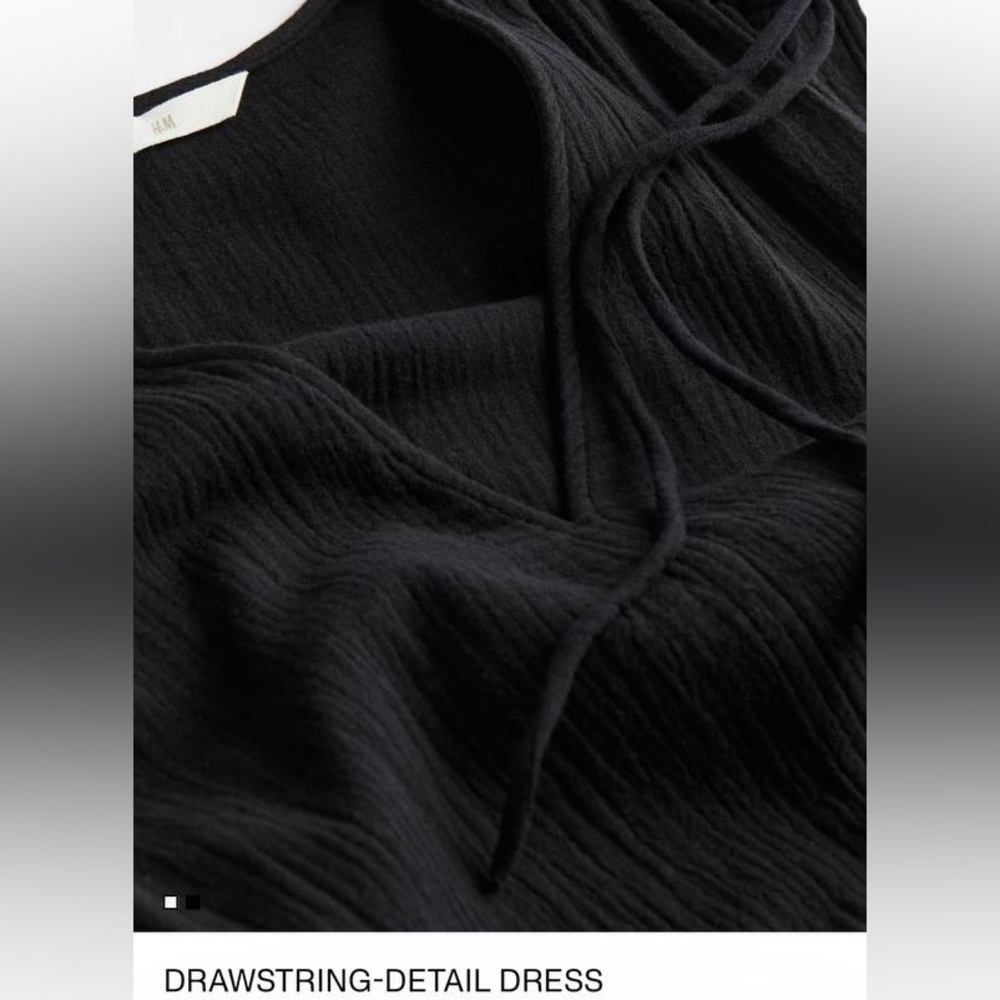 HM DRAWSTRING-DETAIL DRESS - Picture 2 of 4